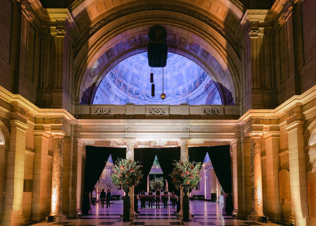 Victoria and Albert Museum for a luxury bespoke 50th celebration