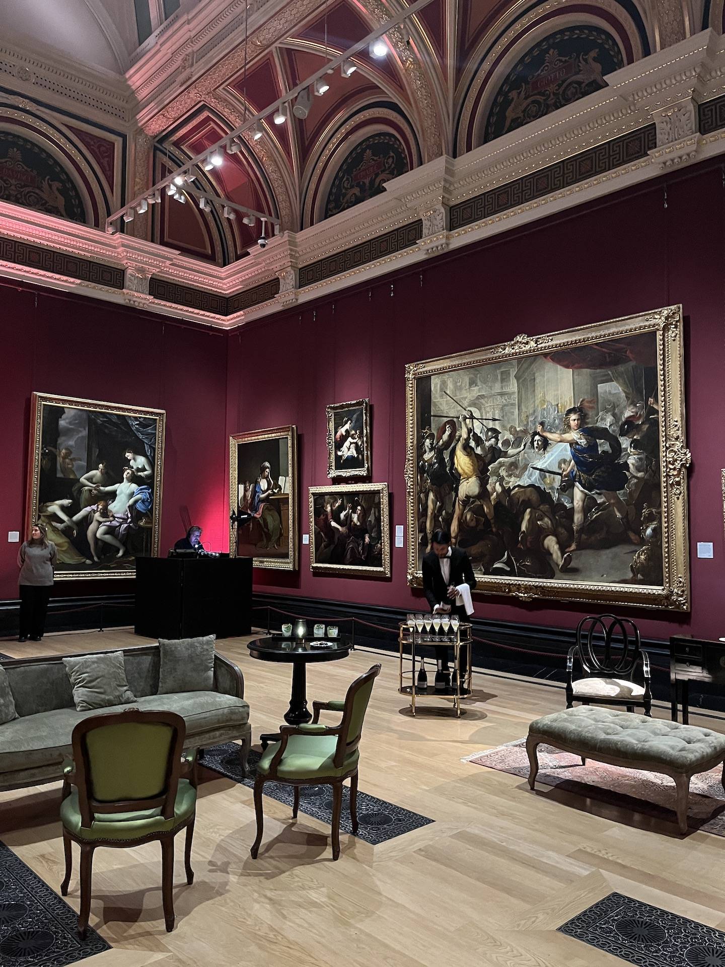luxury venue hire for private parties National gallery London